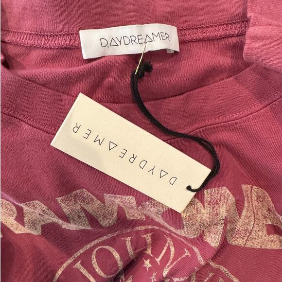 NWT DAYDREAMER Ramones Crop Long Sleeve Graphic Tee Size Small - Picture 7 of 8